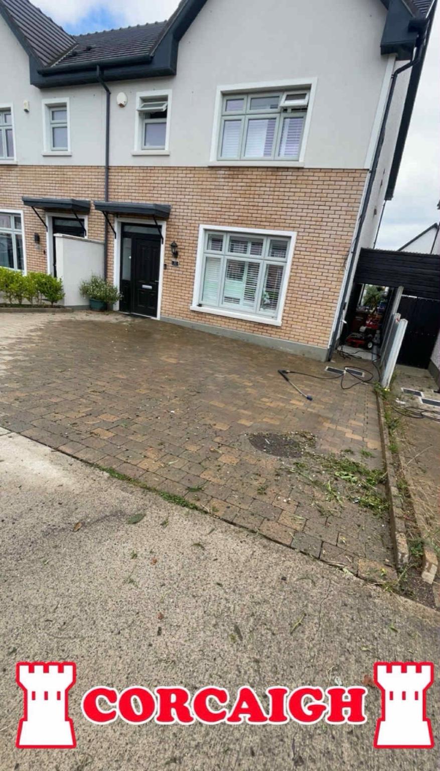 Exterior cleaning example